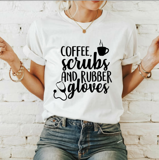 Coffee Scrubs and Rubber Gloves